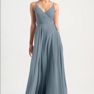 Jenny Yoo Bridesmaid Dress - James, Mayan Blue, 16